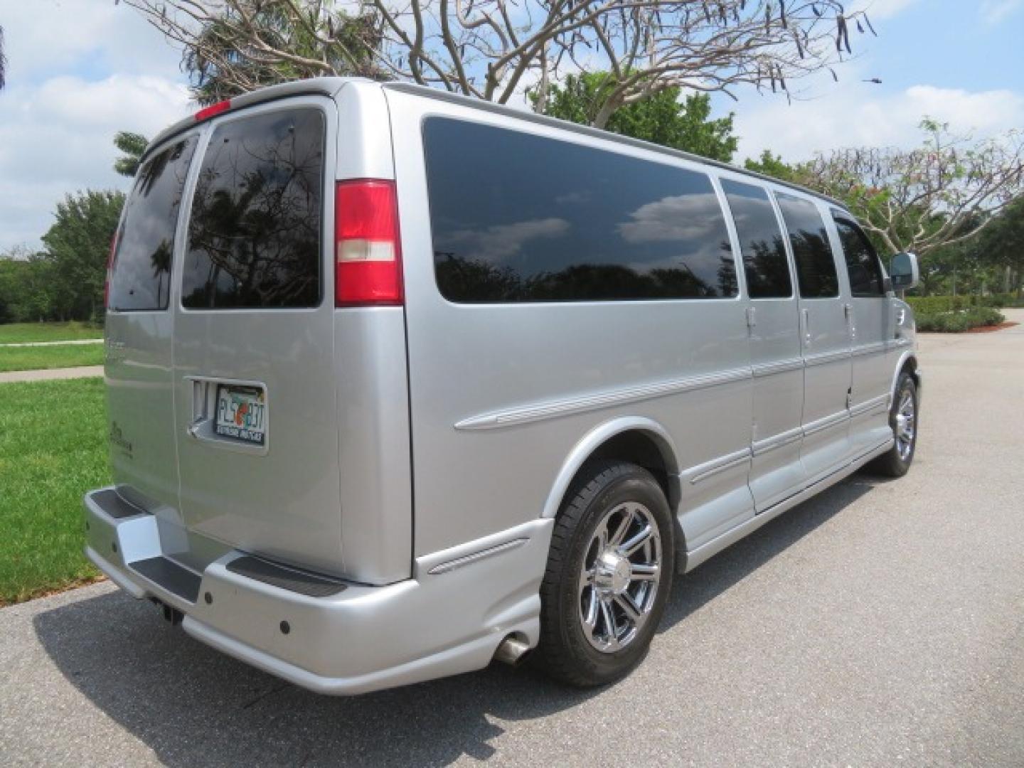 2014 Chevrolet Express (1GBWGLCG3E1) , located at 4301 Oak Circle #19, Boca Raton, FL, 33431, (954) 561-2499, 26.388861, -80.084038 - You are looking at a Rare 2014 Chevy Express 2500 Quigley 4x4 Four Wheel Drive Explorer Limited SE 9 Passenger Conversion Van with: 107K Original Miles, 6 Captain Chairs, Rear Power Folding Bench Seat Bed, Center Consoler Cooler, Front PPF (Paint Protection Film) Explorer Limited Conversion Througho - Photo#18